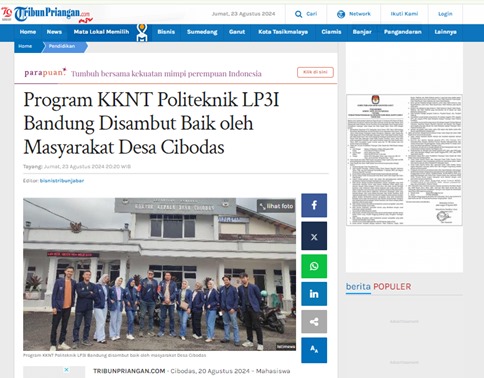 Tribun Article